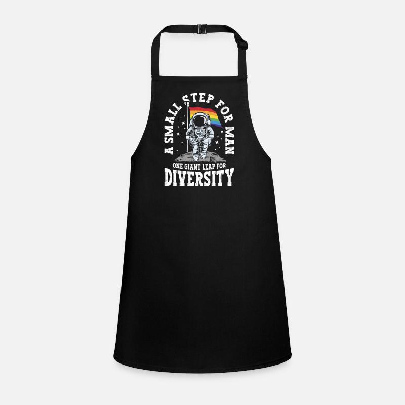 A small step for man A big step Children's Apron