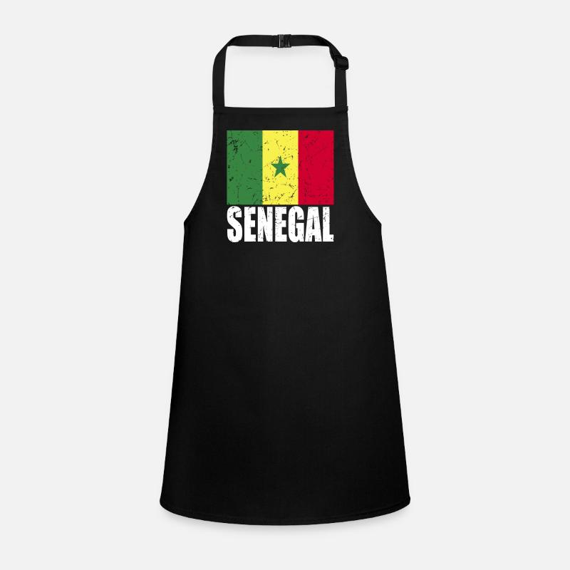 Senegal Fahne Schürze für Kinder