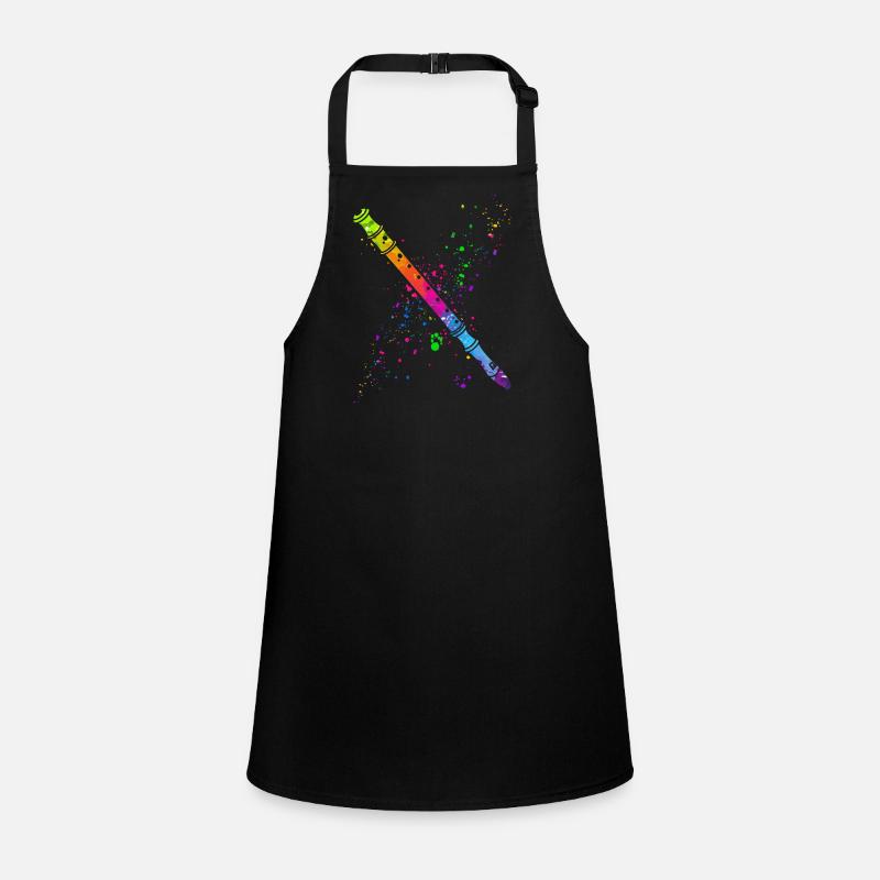 Flute, Playing the flute, Children's Apron