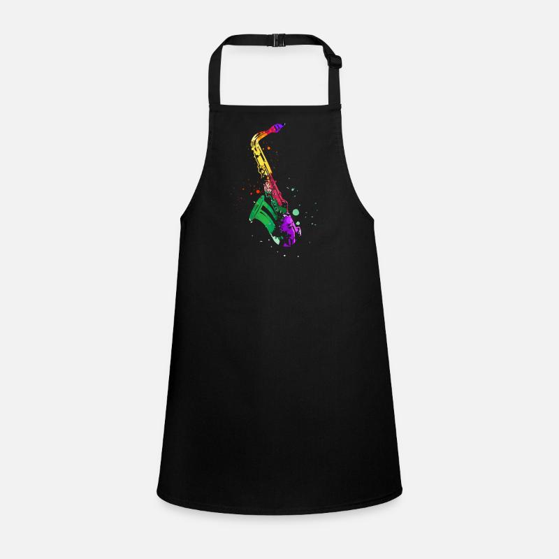 Saxophone, SAXophonist Children's Apron
