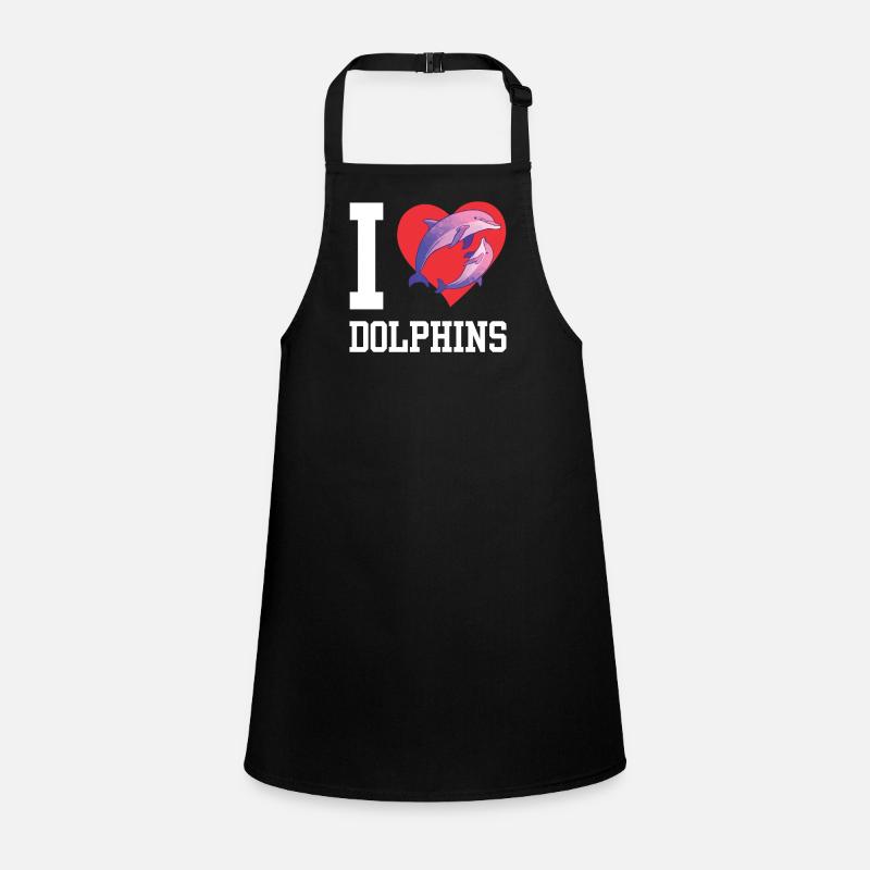 I love dolphins dolphin dolphin dolphins Children's Apron