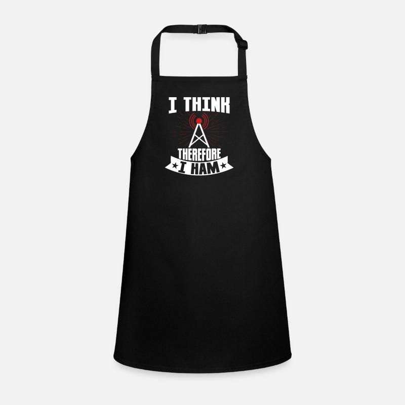 I Think Therefore I Ham Amateur Radio Operator Children's Apron