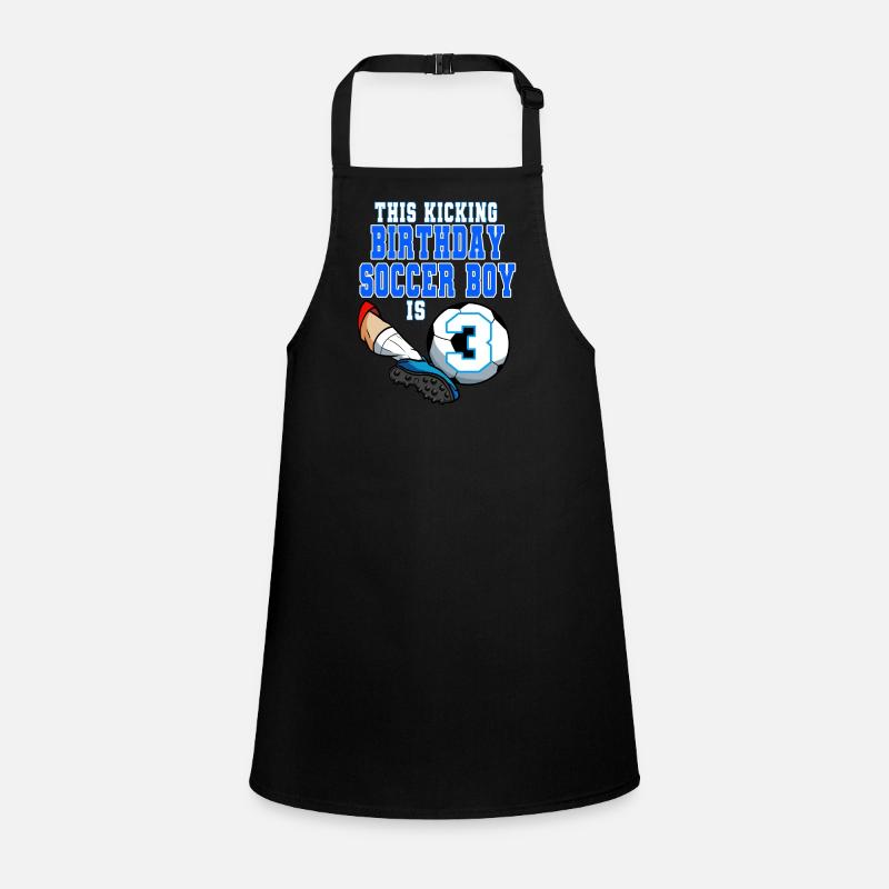 This Soccer Boy Is 3rd Birthday Soccer Children's Apron