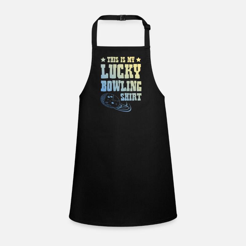 Bowling Shirt Schürze für Kinder