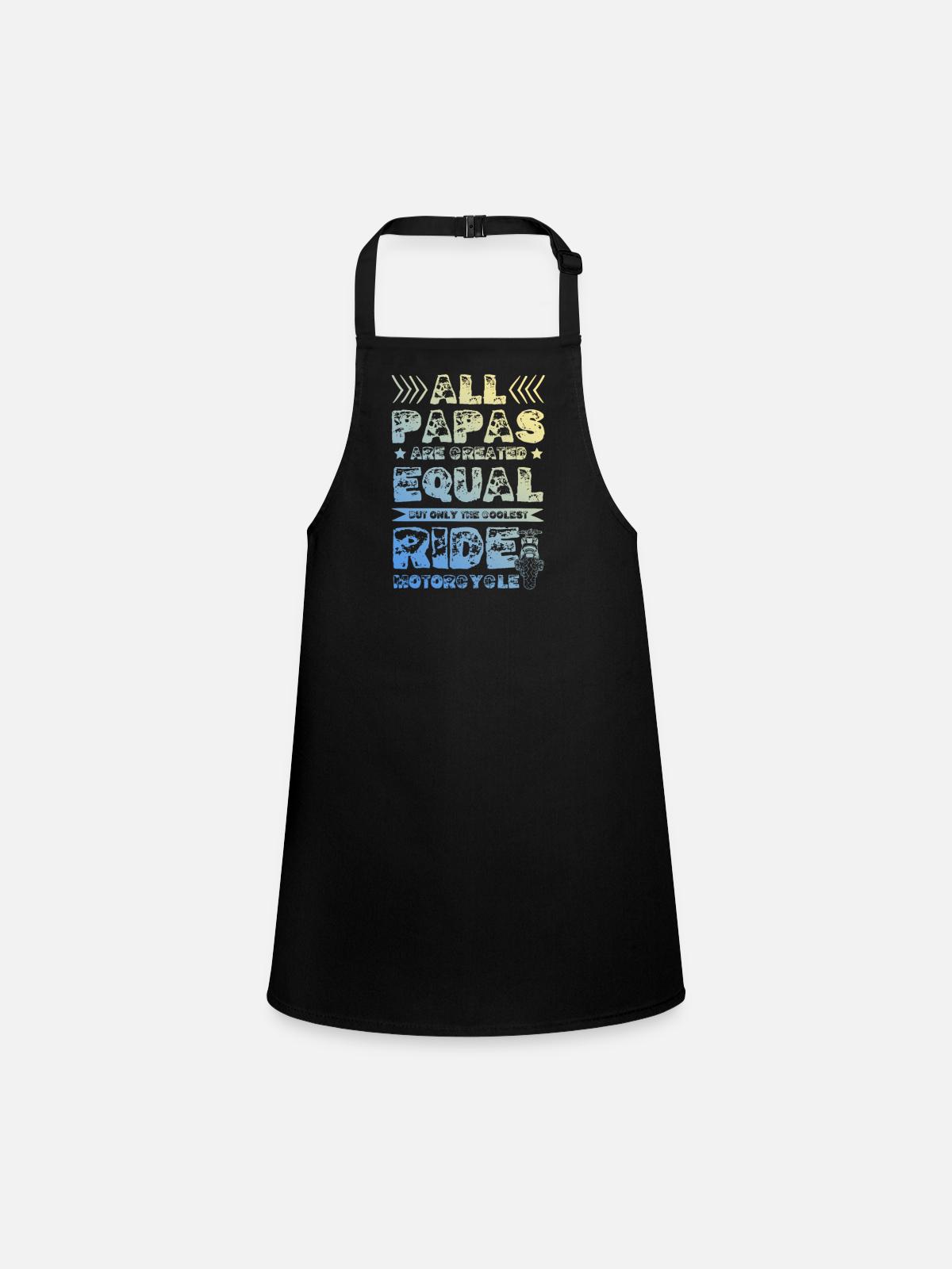 Bowling Split - Children's Apron - black - Front