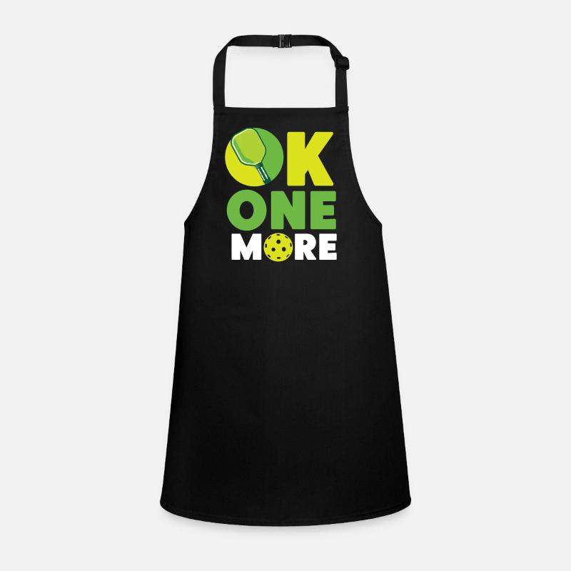 Pickleball Ok One More Schürze für Kinder