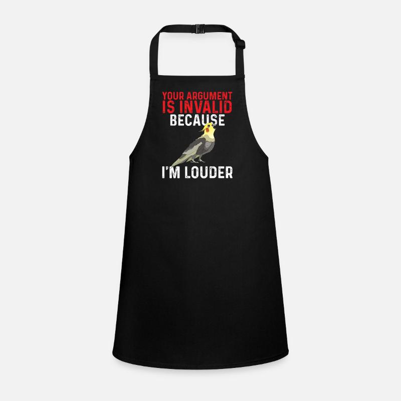 cockatiel cockatoo parrot bird gift Children's Apron