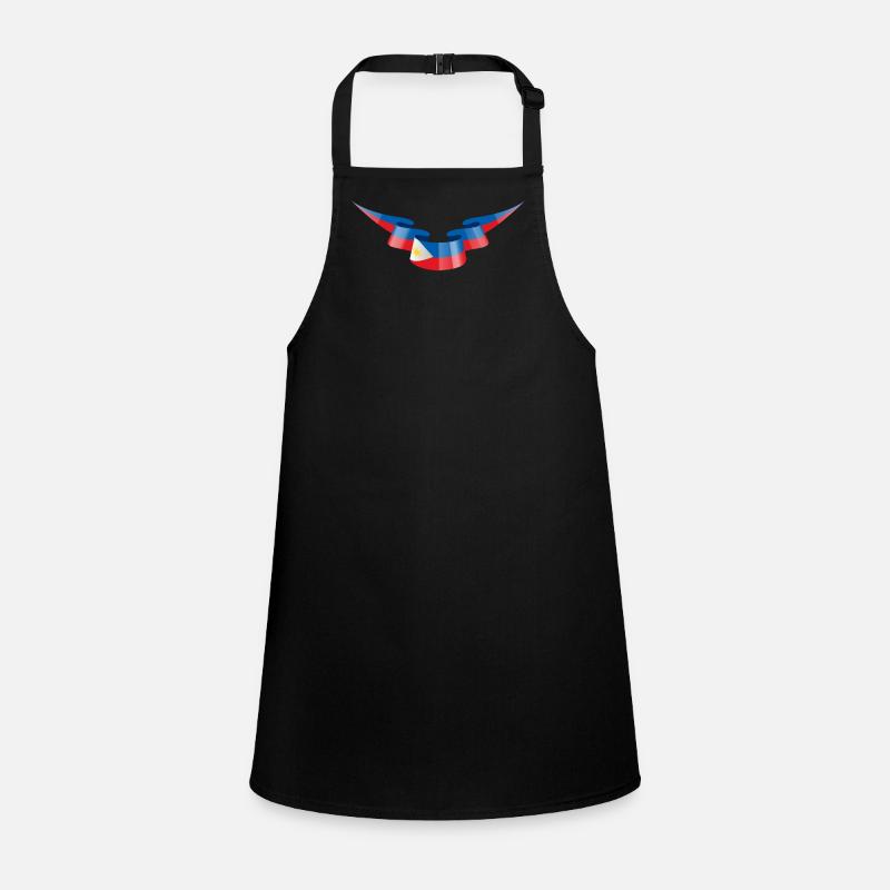 Bannière du drapeau des Philippines Tablier Enfant
