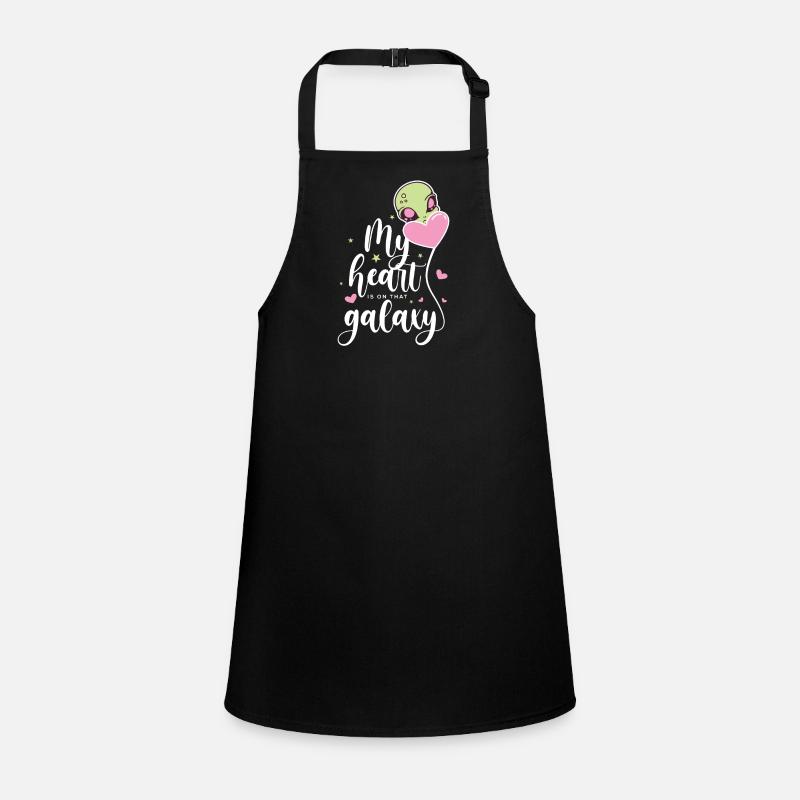 Heart is on the Galaxy Space Universe Astronaut Children's Apron