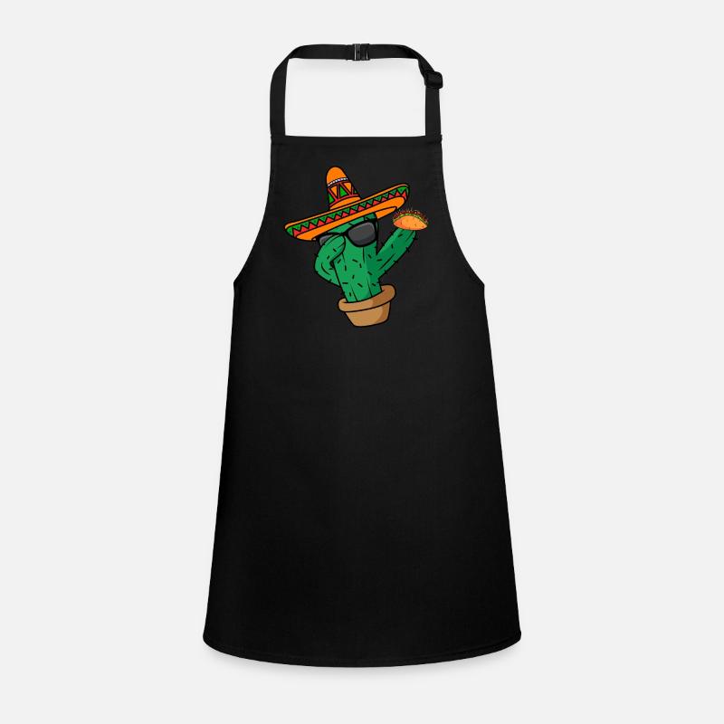 Dabbing Cactus Mexican Fiesta Taco Cinco De Mayo Children's Apron