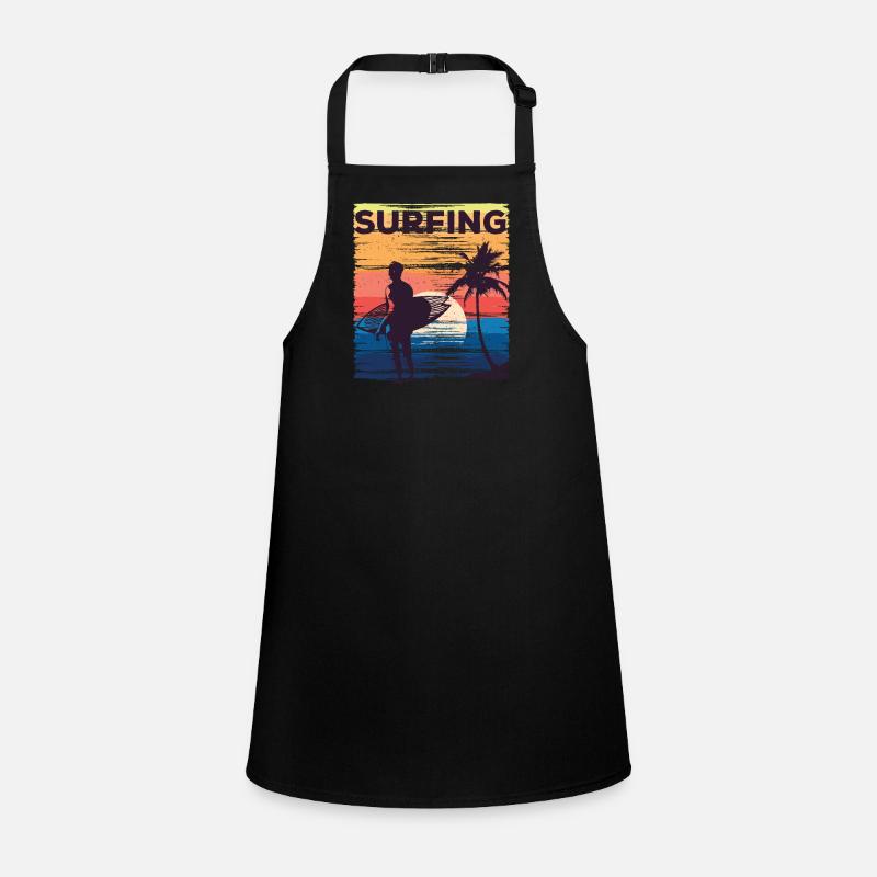 Surfing Surfing Surfer Surfboard Surfing Children's Apron