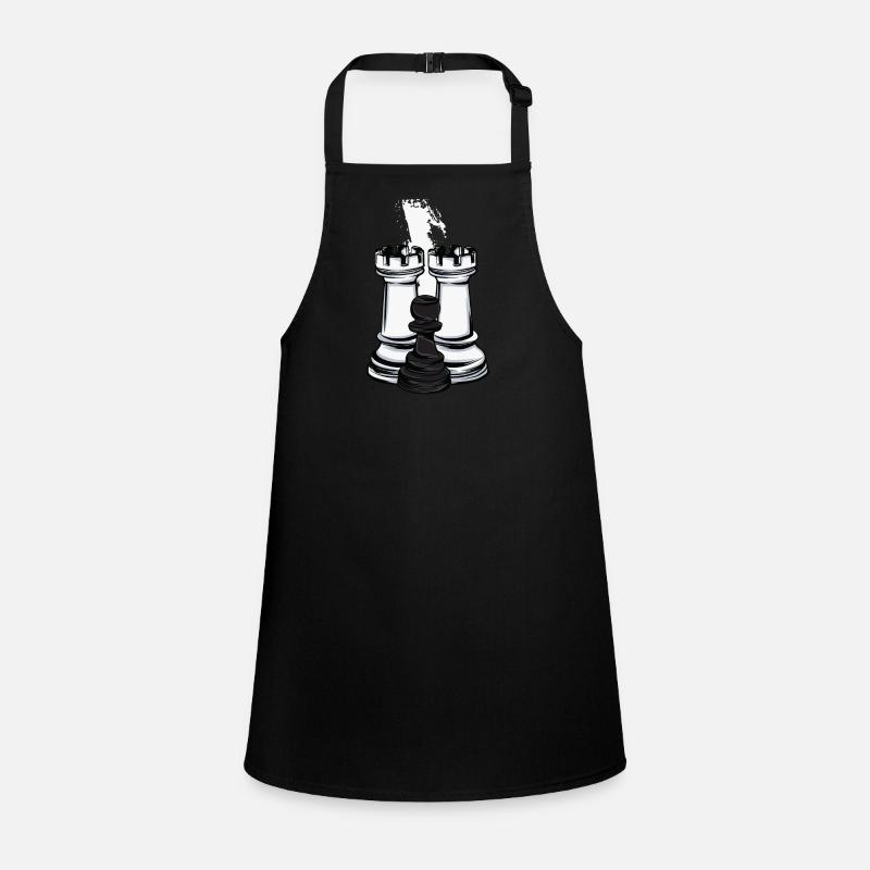 Chess Rook and Pawn Children's Apron