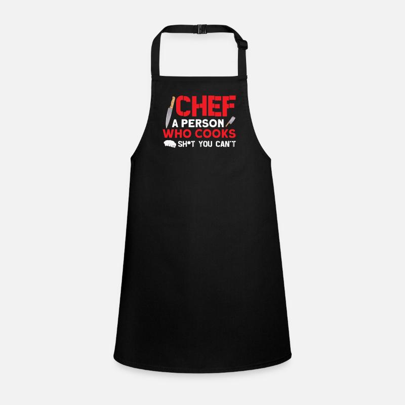 Chef Cook Kitchen Restaurant Knives Cookout Children's Apron