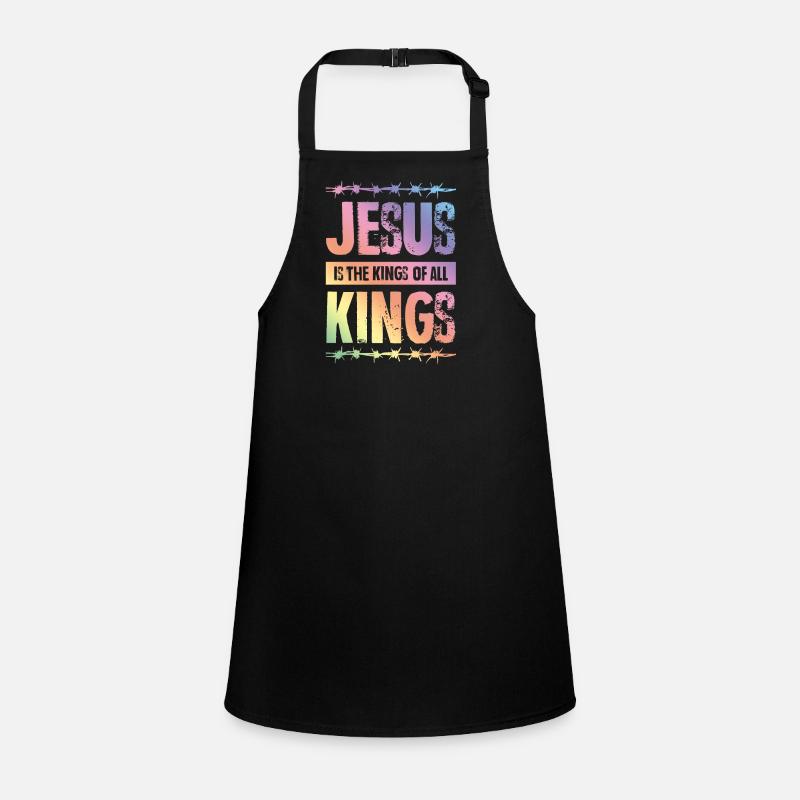 Jesus is King Schürze für Kinder