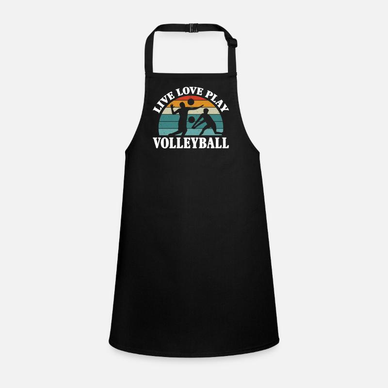 Volleyball volley serve volleyball player Children's Apron