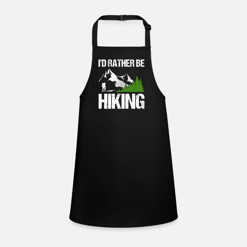 I d rather be Hiking Children's Apron