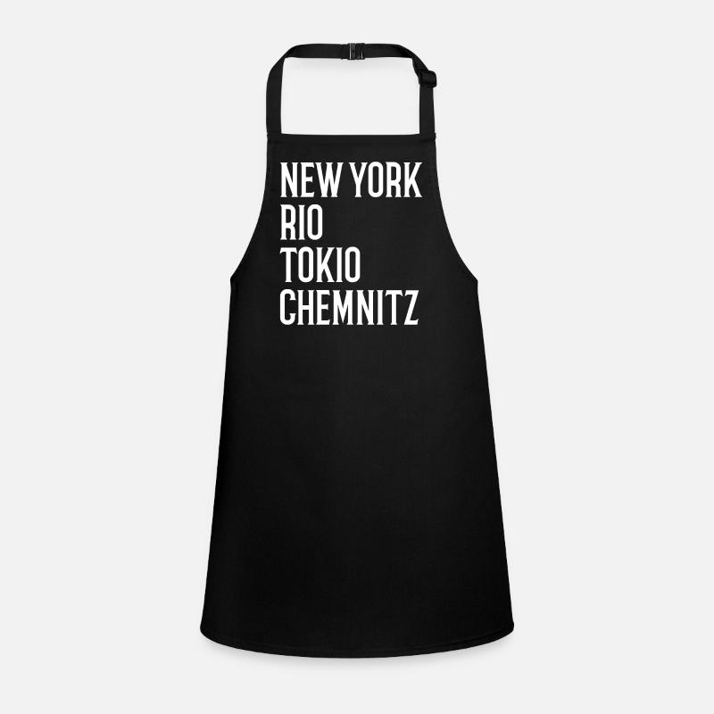 New York Rio Tokio Chemnitz Erzgebirge Schürze für Kinder