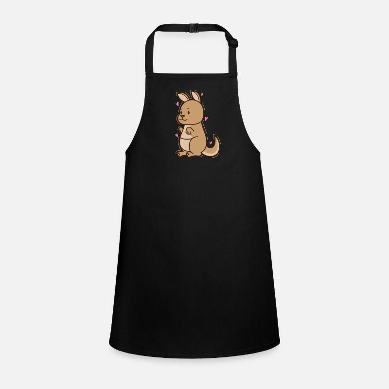 Kangaroo in Love Australia Outback Children's Apron