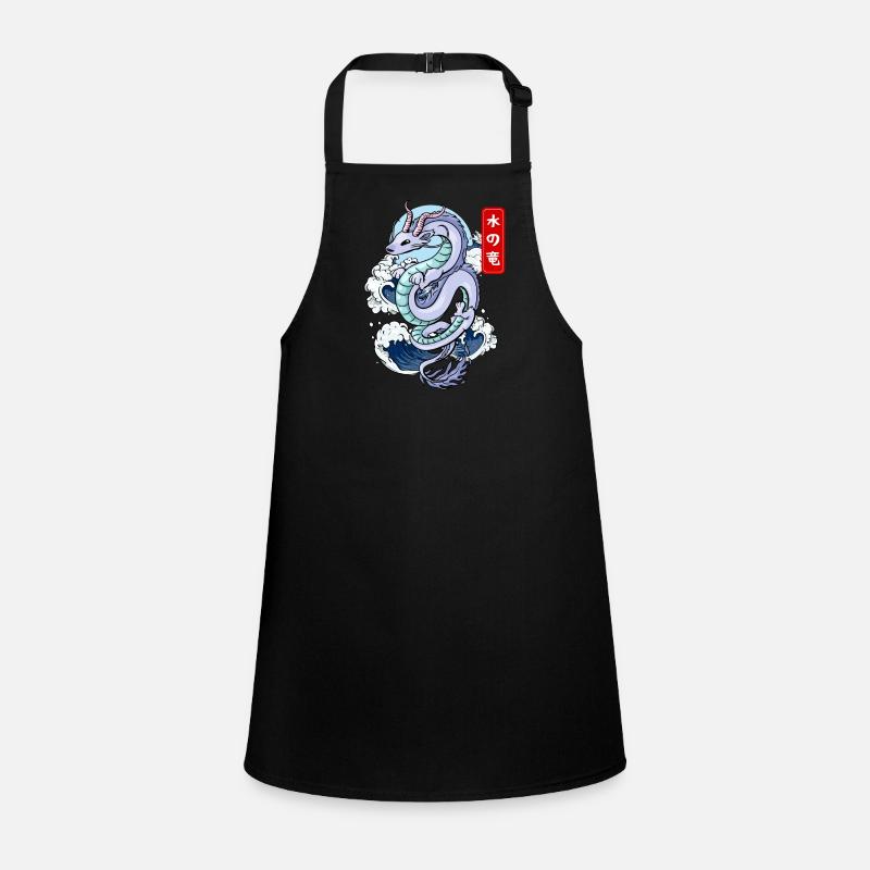 Japanese Water Dragon Elemental Myth Children's Apron