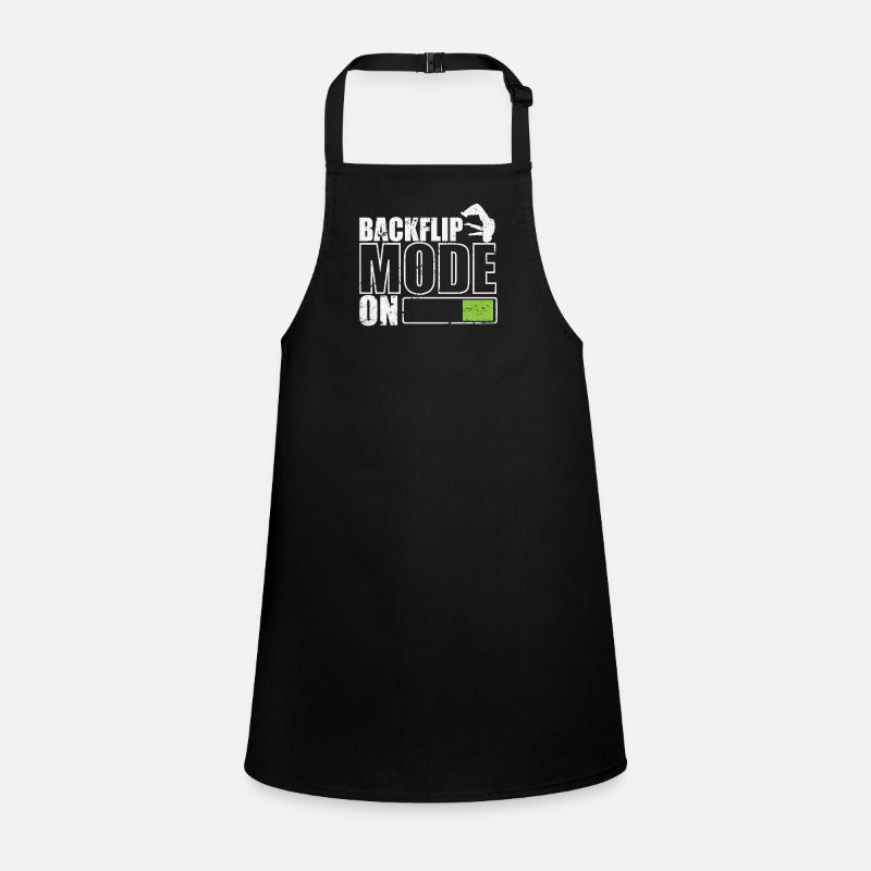 Backflip Mode On Parkour Sport Training Children's Apron