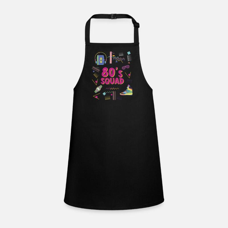 80's Squad 80's Party Motto Group 80s Children's Apron