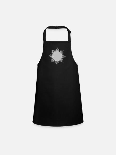 Sun Gothic - Children's Apron - black - Front