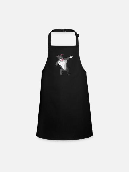 American Staffordshire Terrier - Children's Apron - black - Front
