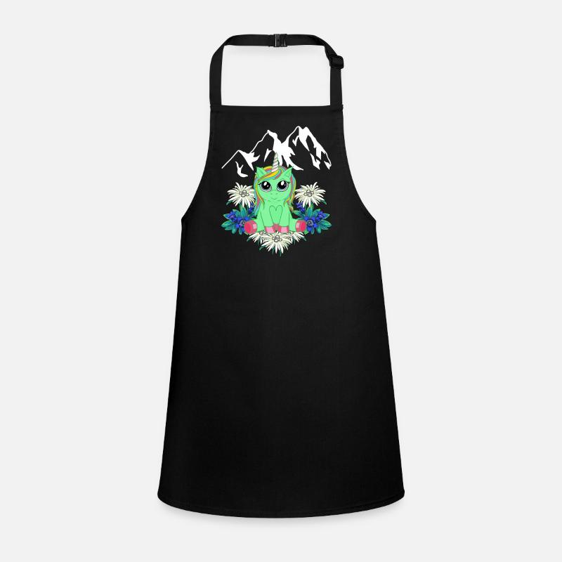 Unicorn Flora Alps Mountains Horn Peak Spring Children's Apron