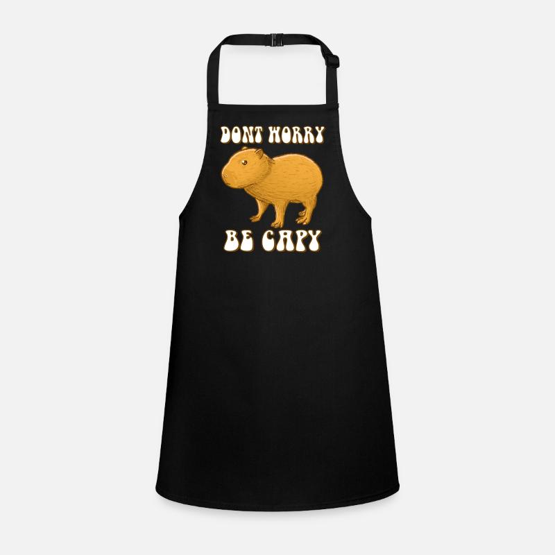 Capybara baby don't Worry be Capy Schürze für Kinder