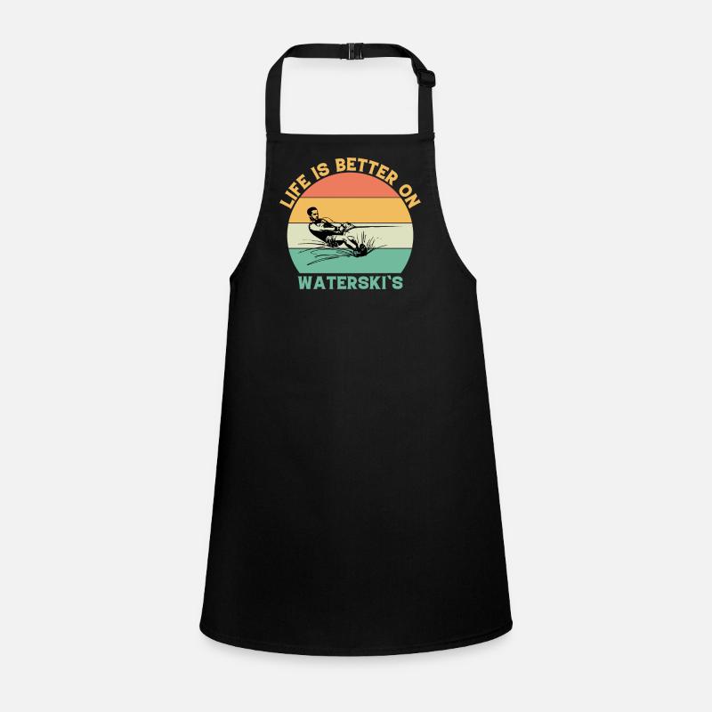 Life is better on water skis Children's Apron