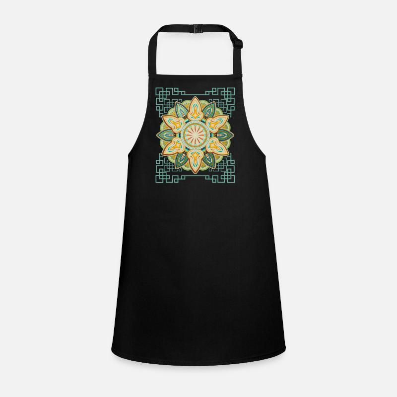 Vintage Mandala Design 3D Mandala Children's Apron
