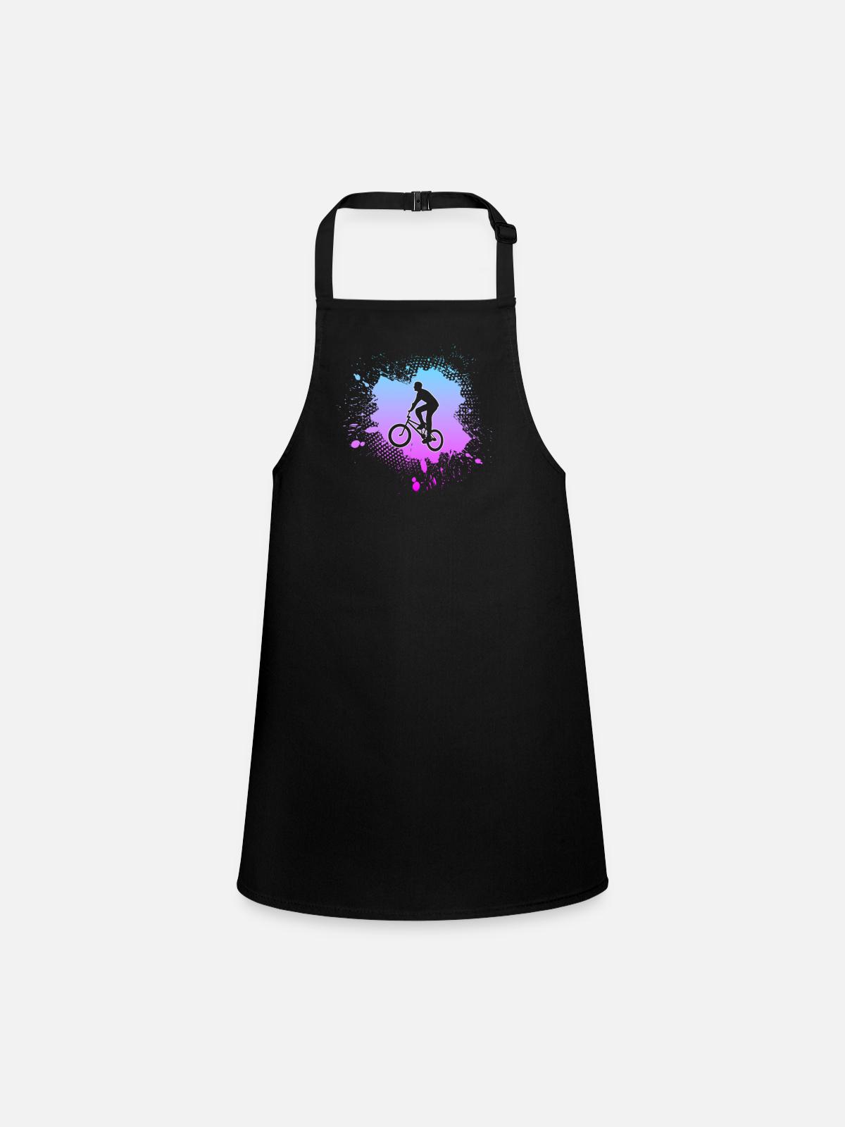 BMX - Children's Apron - black - Front