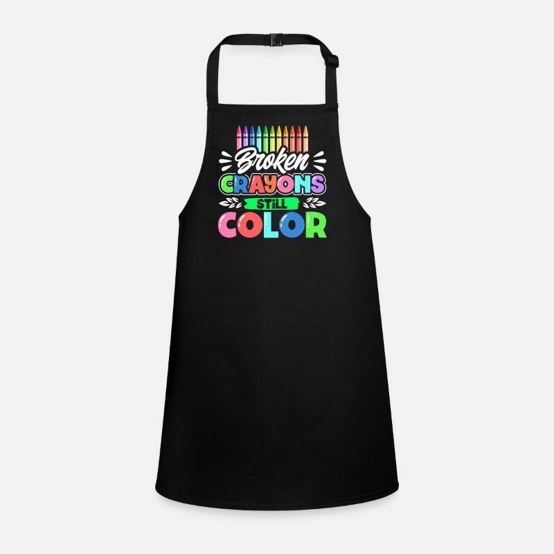 Les crayons cassés colorent encore Tablier Enfant