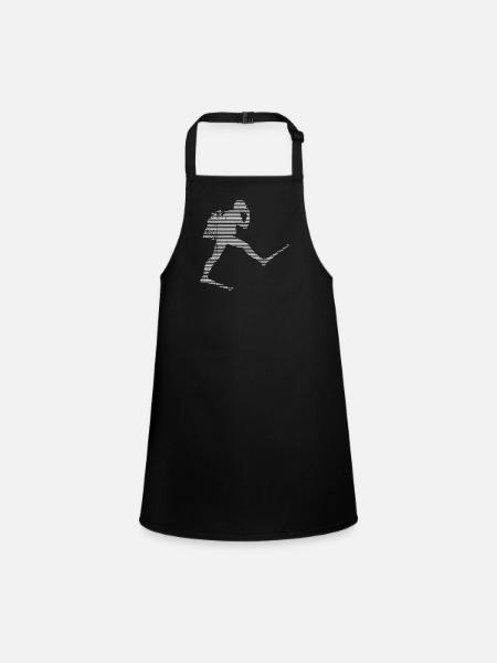 Dive - Children's Apron - black - Front