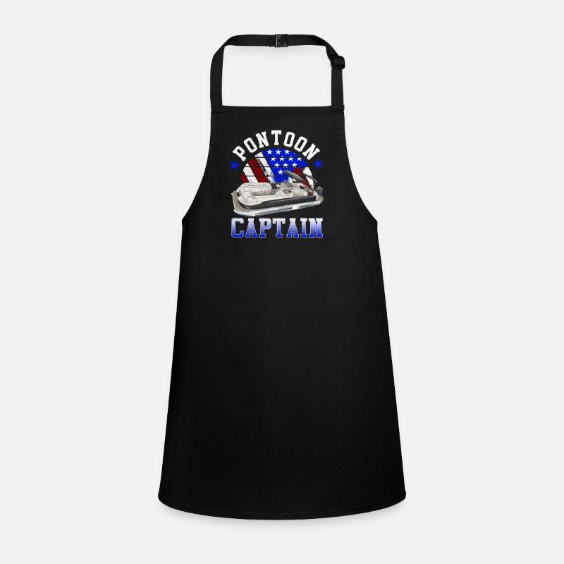 Pontoon Captain - Pontoon Boat Tablier Enfant