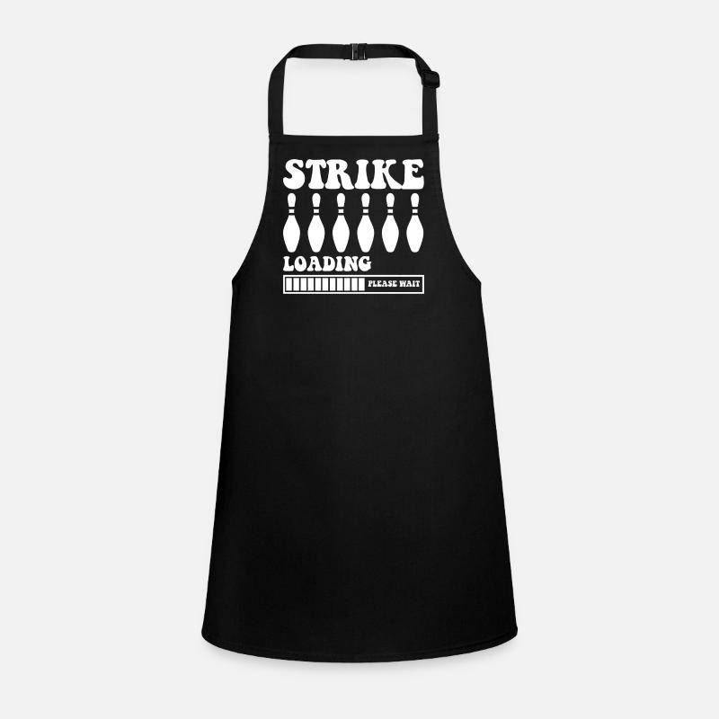 Strike Loading Bitte Warten - Bowling Schürze für Kinder