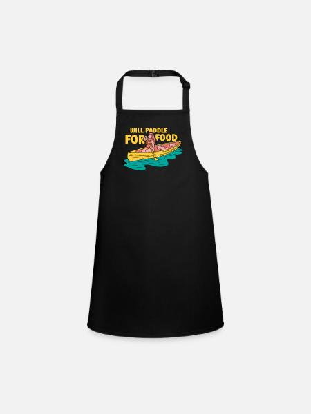Pagayer pour la nourriture Hobby Kayak Kayak Kayak - Tablier Enfant - noir - Devant