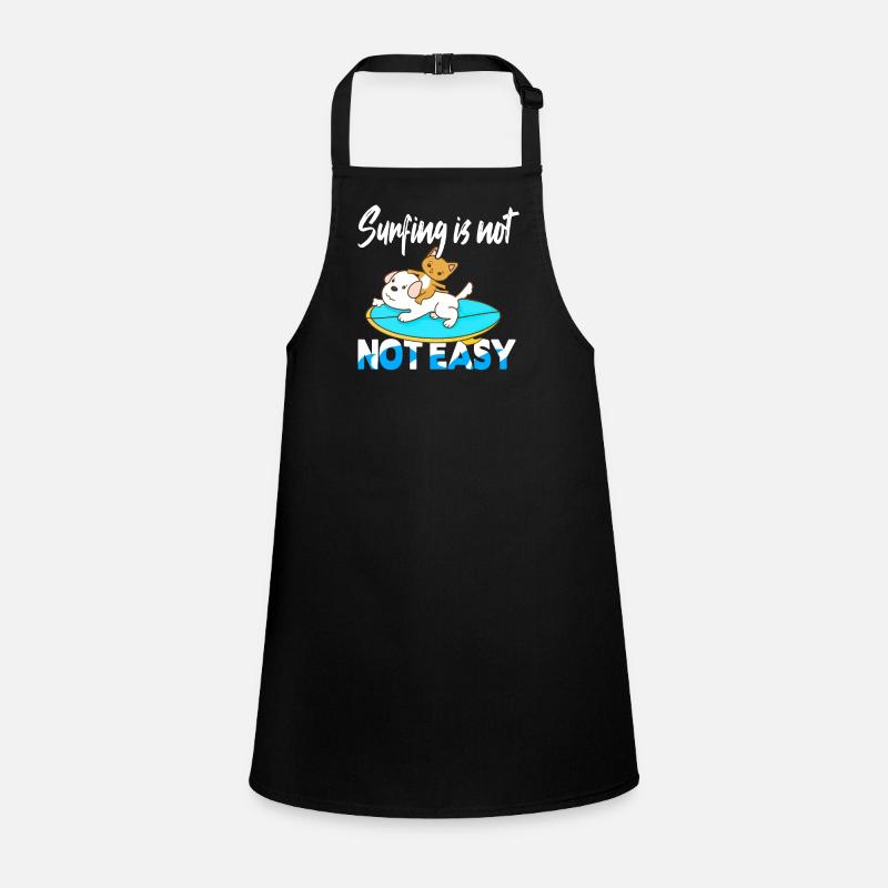 Surfing is not easy Children's Apron