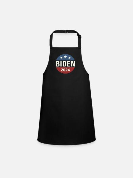 Biden 2024 - Schürze für Kinder - Schwarz - Vorne