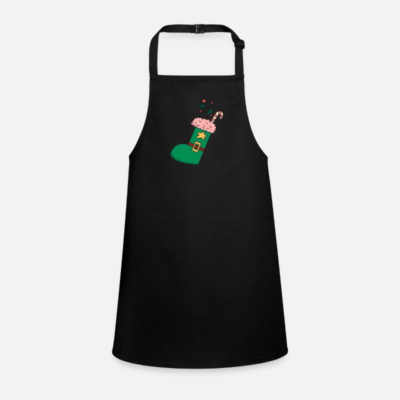Christmas sock Children's Apron