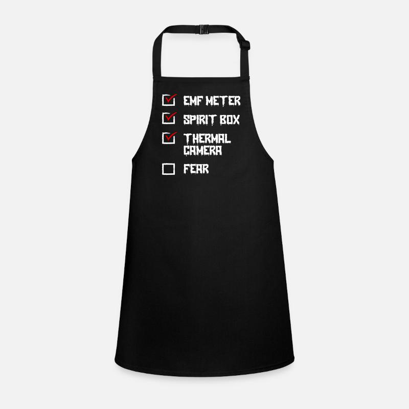 Ghost Hunter, EMF meter, thermal camera Children's Apron
