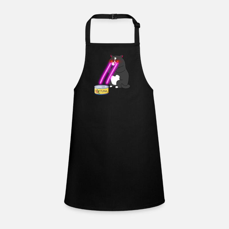 Cat With Laser Eyes Children's Apron