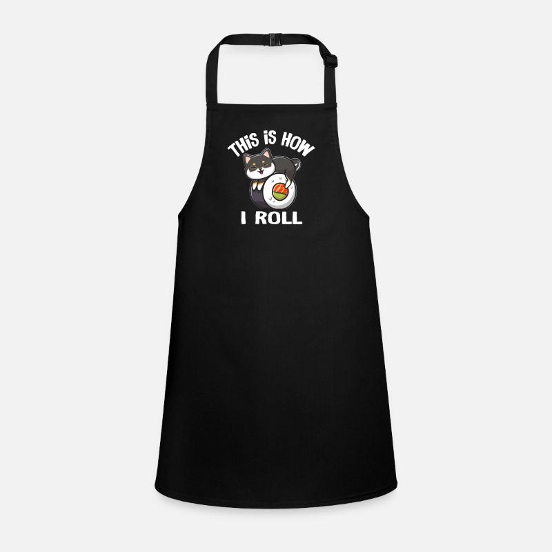 Shiba Inu noir Tablier Enfant