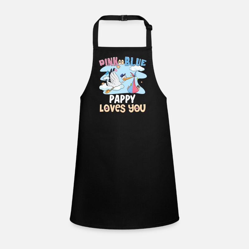 Pink or Blue Pappy t’aime le meilleur papa de tous les temps Tablier Enfant