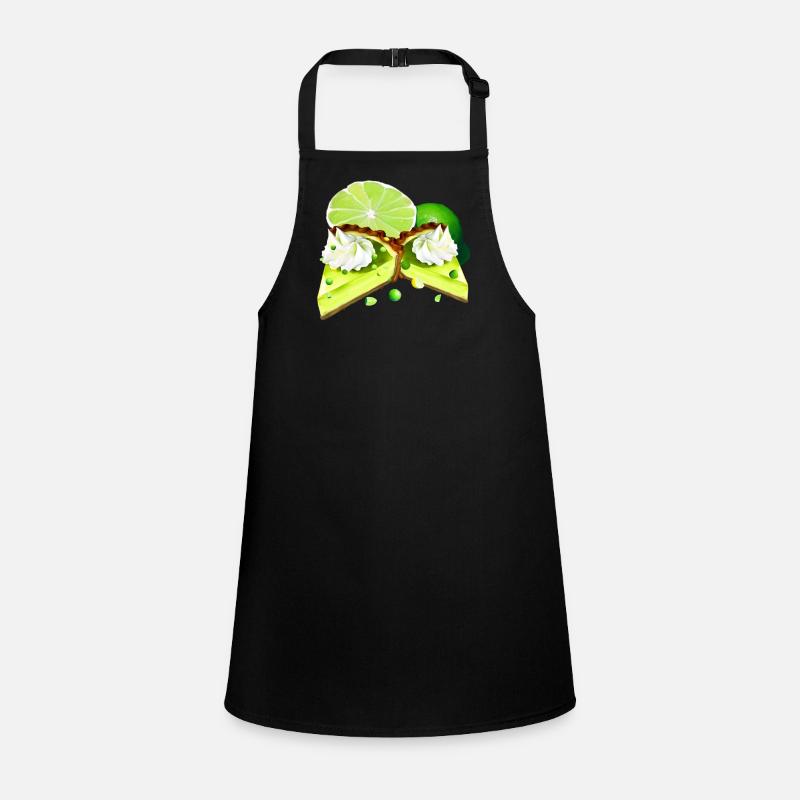 Morceaux clés de gâteau à tarte au citron vert Tablier Enfant