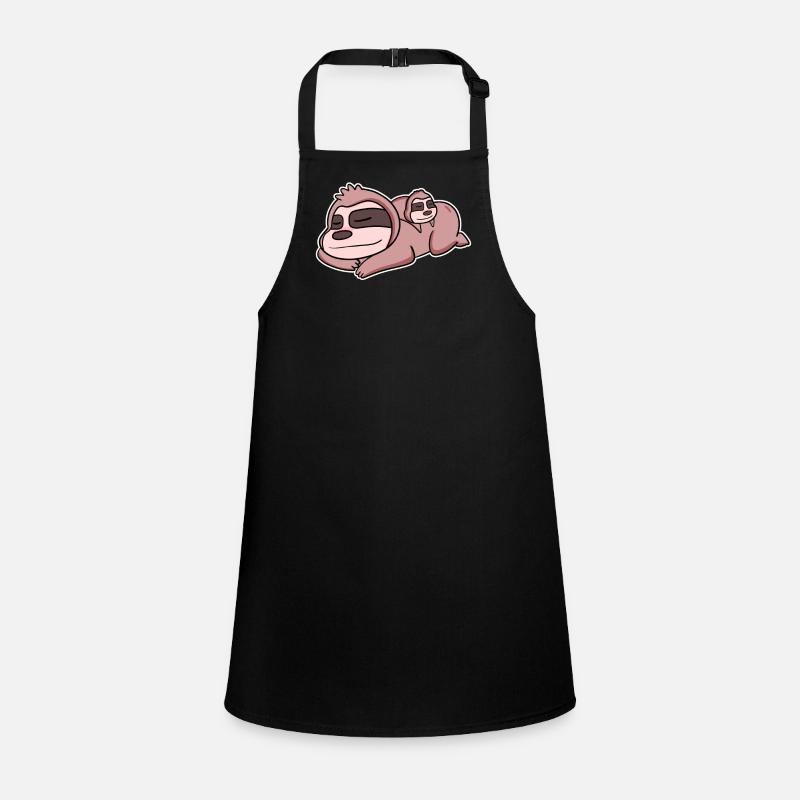 Sloth with baby Children's Apron
