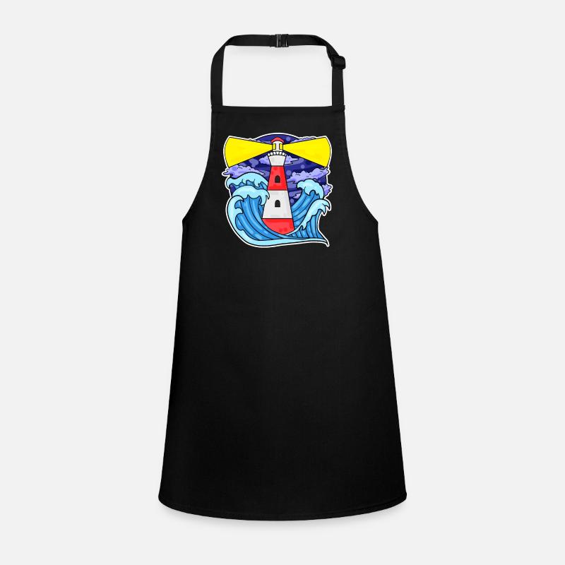 Lighthouse Coast Sea Sea Children's Apron