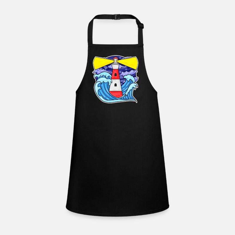 Lighthouse Coast Sea Sea Children's Apron