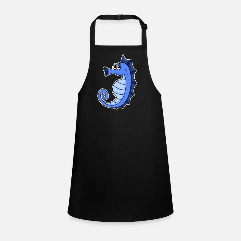 Bleu hippocampe Tablier Enfant