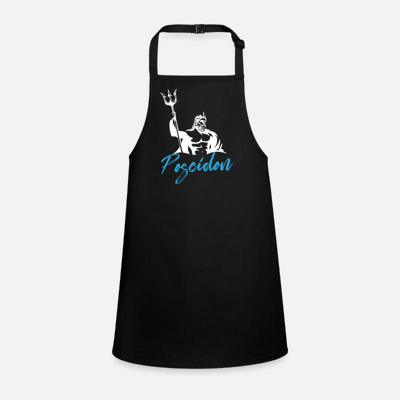 poseidon Design pour un fan de mythologie Tablier Enfant